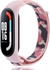 TenTech Nylon Strap For Xiaomi Mi Band 4/ Mi Band 3, Sports Watch Band For Xiaomi Mi Band 3 And Xiaomi Mi Band 4 Adjustable Replacement - Pink