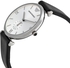 Emporio Armani Classic Men's Silver Dial Leather Band Watch - AR1674