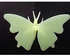 Universal Fang Fang Fashion Butterflies Glow In The Dark Luminous Fluorescent Wall Stickers 4 Pcs (Green)
