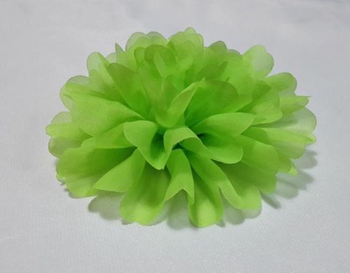 Fashion Green Apple Chiffon Fabric Flower Hair/Dress Clip