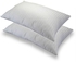 Moon Pillow Shams Set of 4 Pieces - KPCM-015 with Soft Stripe Hotel Pillow 1 KG Pack of 2 Pieces Size 50 X 75 cm, P-1-2, Queen, Microfiber
