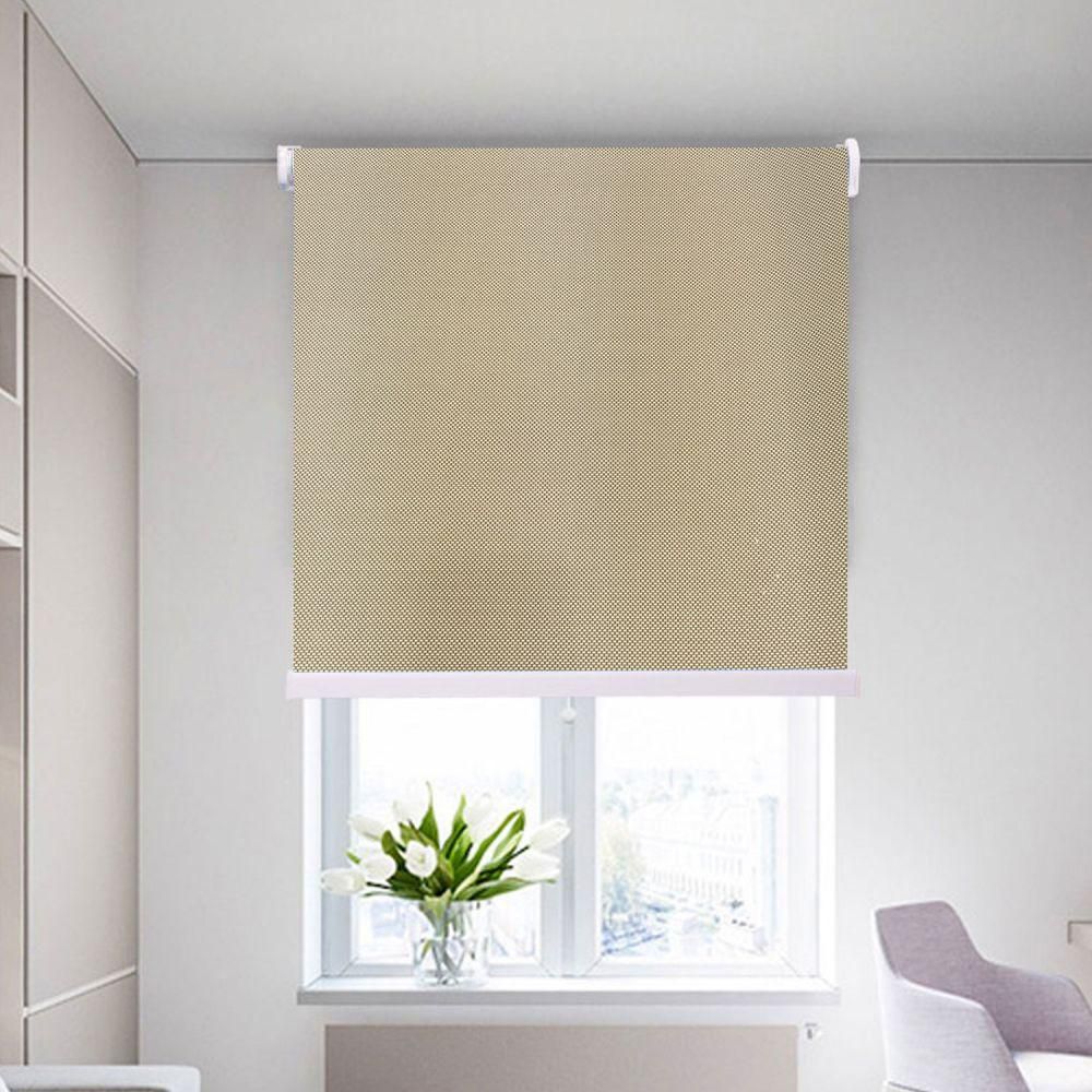 High Quality Interior Roller Shades Curtain light Brown color With Beaded Chain Z-05