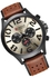 Men's Water Resistant Chronograph Watch WT-CU-8244-GY