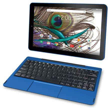 Rca Viking Pro 10" GPS 2-in-1 Tablet - 32GB - Quad Core - Touchscreen Laptop - Blue
