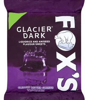 Fox's Glacier Dark Liquorice & Aniseed |Sweets - 200 g