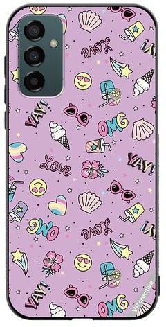 Protective Case Cover For Samsung Galaxy F23 Cute Star Girl Design Multicolour