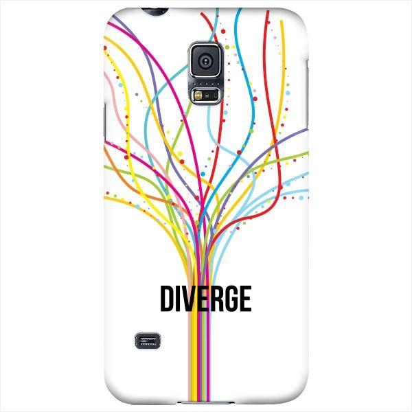 Stylizedd  Samsung Galaxy S5 Premium Slim Snap case cover Matte Finish - Diverge - White