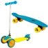 Maui and Sons - Mini Sharkman Scooter + Skateboard Combo Pack - Yellow Blue- Babystore.ae