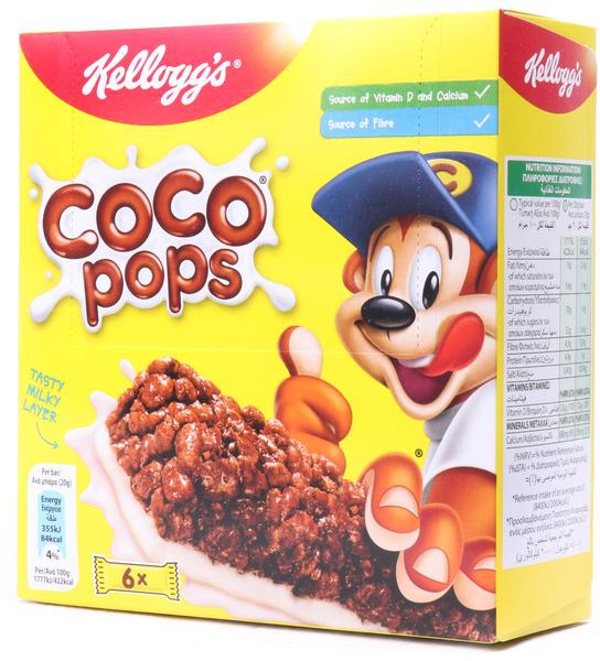 Kelloggs Coco Pops 6 Bars