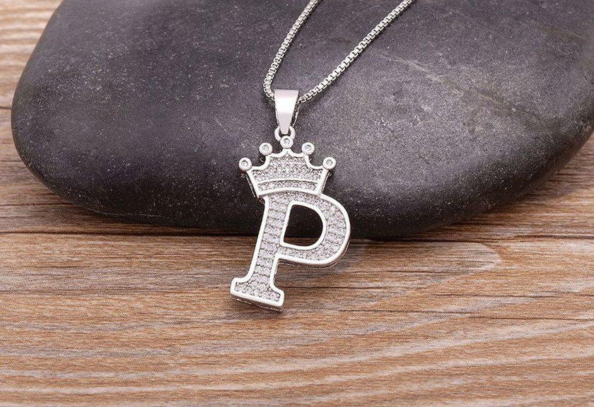 Necklace Silver-plated - (P)