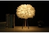 Exquisite Tripod White Feather Table Lamp Modern Feather Lamp