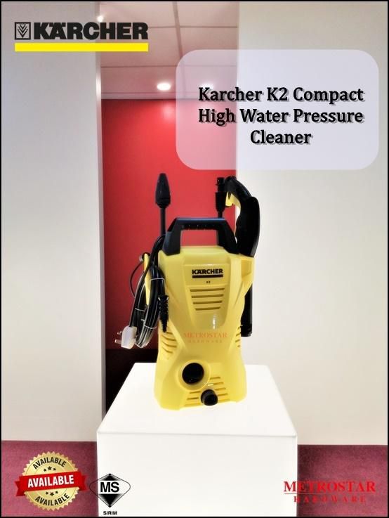Karcher K2 Compact High Pressure Cleaner (Black/Yellow)