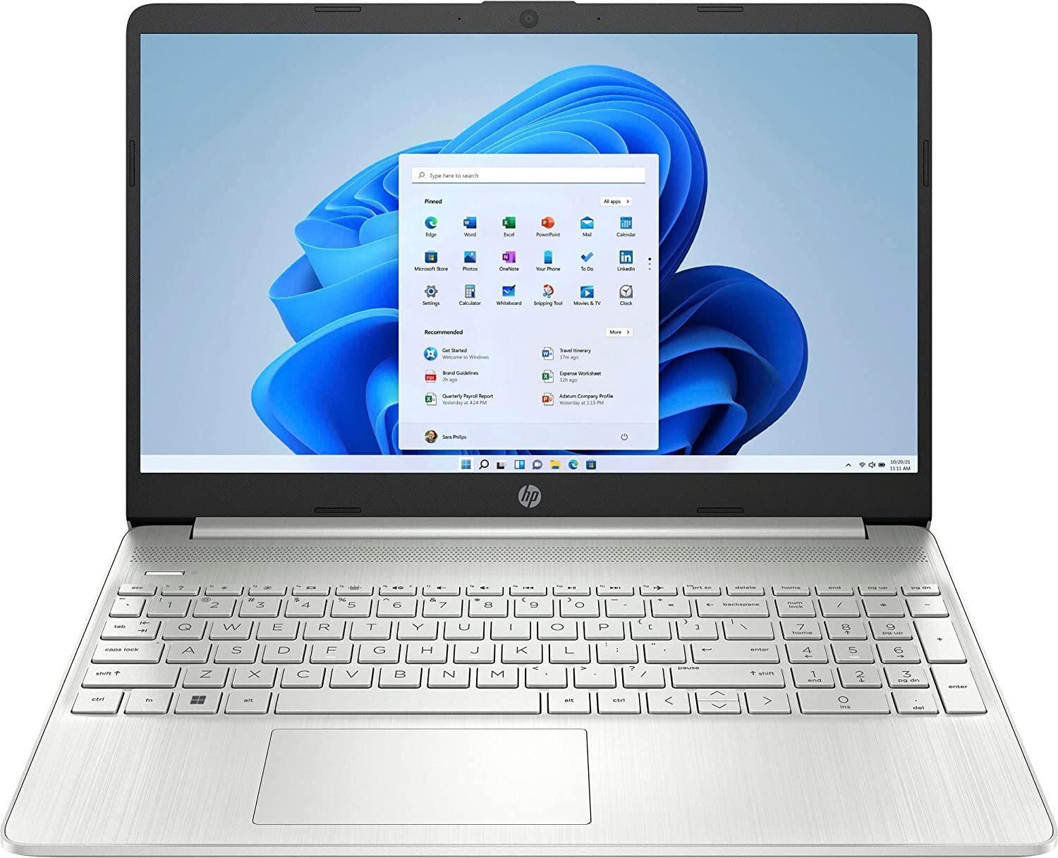 HP 15 DY 2703dx, Intel Core i5-1135G7, 8GB &lrm;DDR4 RAM, 512GB SSD, 15.6&quot; HD LED Touch Window 11 - Natural Silver