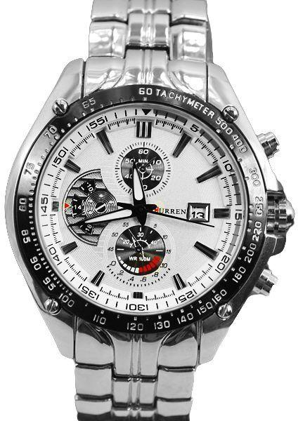Curren Men's Watch 8083 Casual Fashion Quartz Watch With Calendar & Stainless Steel Strap Analog