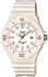 Casio Youth Women's White Dial Resin Band Watch - LRW-200H-7E2V