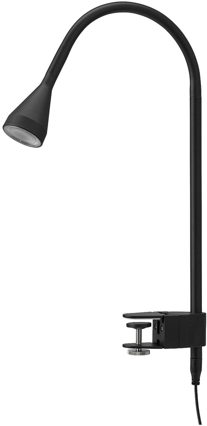 NÄVLINGE LED wall/clamp spotlight - black