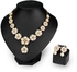 Hot Selling Fashion Necklace Pearl Set Bride Jewelry Accessories Luxury Pearl Necklace Earring Dress Set