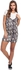MISSGUIDED DD907644 Snake Print 2 in 1 Mini Straight Dress for Women - Multi