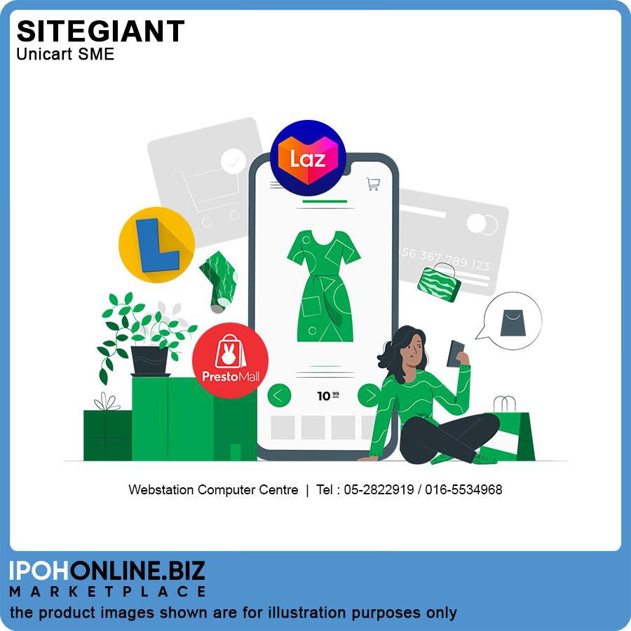 Sitegiant Unicart SME Malaysia Best E-Commerce Platform - FOC 16GB PenDrive