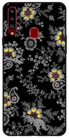 Floral Protective Case Cover For Samsung Galaxy A20s Multicolour