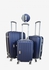 Navy Blue ABS Hard Luggage Set Bag