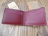 Dr.key Genuine Leather For Men - Bifold Wallets -1045-plain Red
