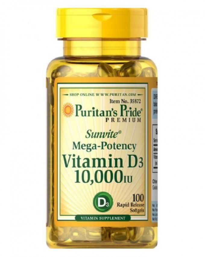 Puritans Pride Vitamin D3 10000 Iu 100 Capsules Price