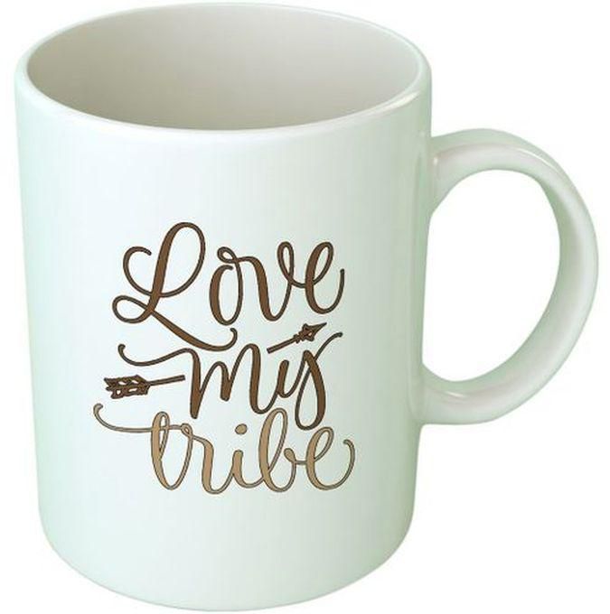 Love My Tribe Ceramic Mug - Multicolor