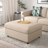 VIMLE Footstool with storage - Hallarp beige