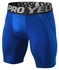 Compression Quick Dry Workout Shorts Blue
