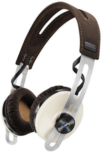 Sennheiser Momentum 2.0 On Ear Bluetooth Headphones, Ivory/Brown