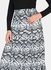 Casual Knitted Skirt Black/Grey/White