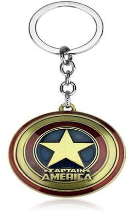 Avengers Captain America Shield Keychain For Infinity War Car