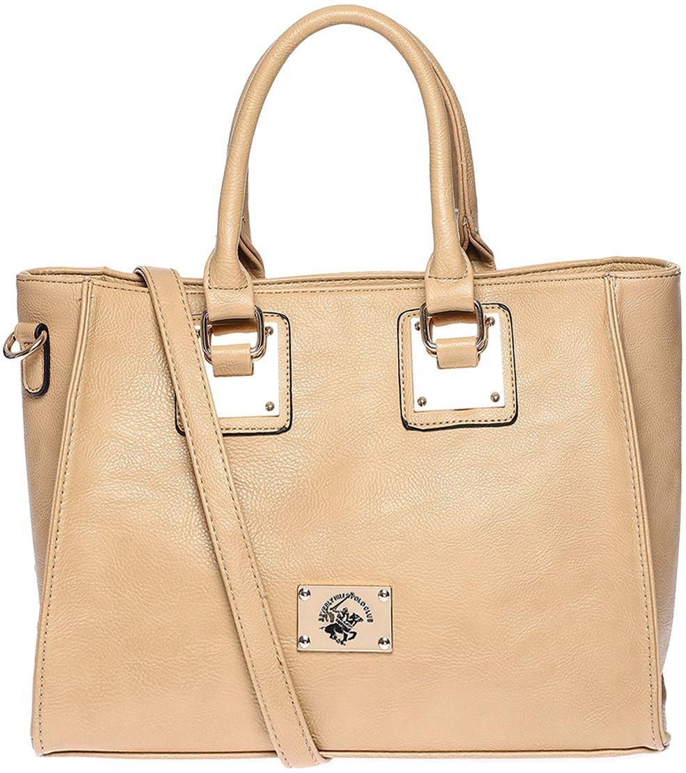 Beverly Hills Polo Club BH9647 Satchel Bag for Women - Camel
