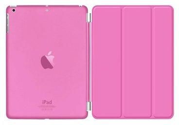 Magnetic Folio Back Case Cover For Apple iPad 9.7-Inch Pink