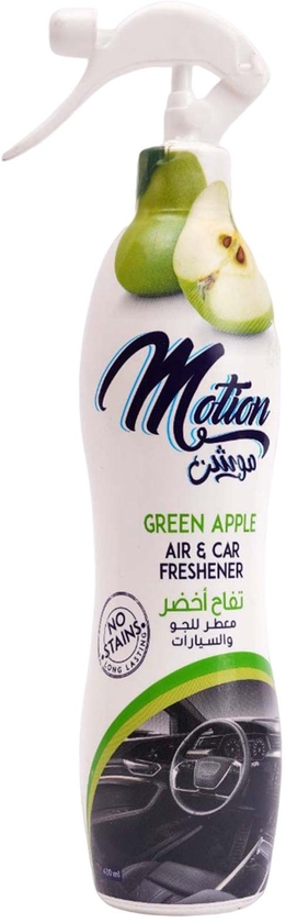 Motion Air and Car Freshener with Green Apple Scent - 400ml