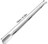 2-Piece Double-Ended Nail Pusher/Nail Cuticle Trimmer Silver