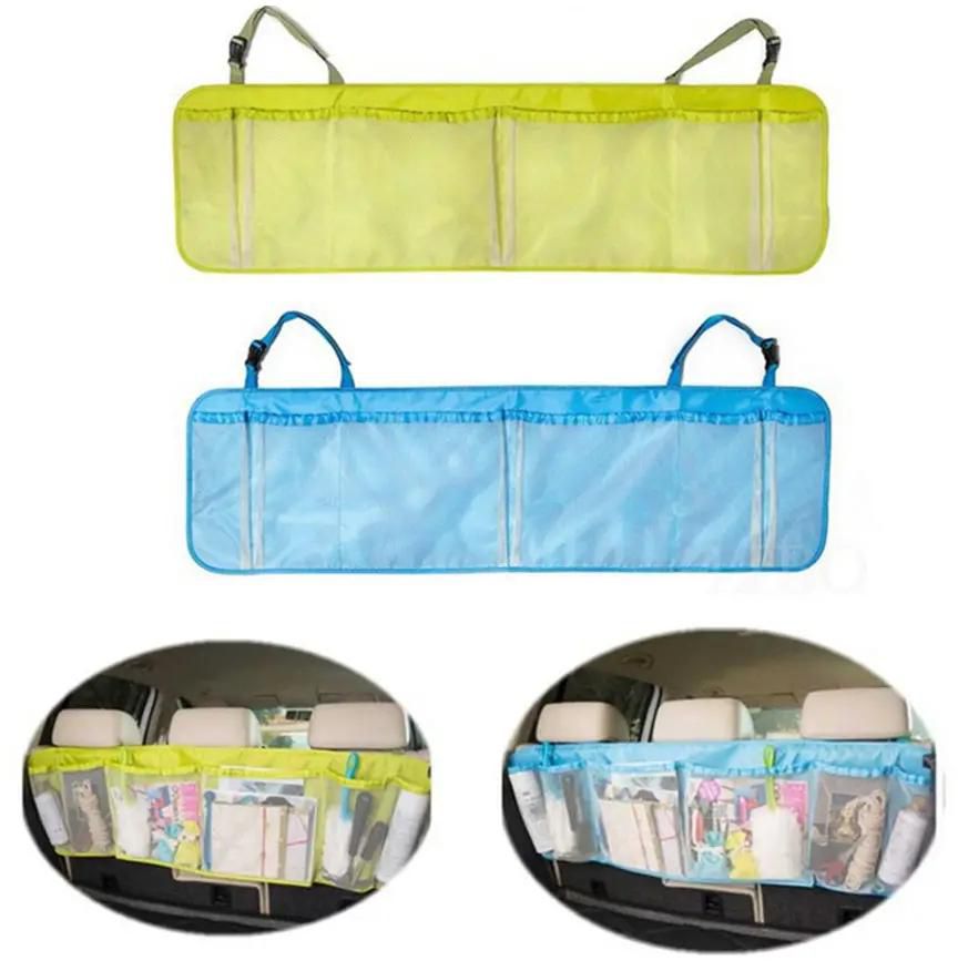 Durable Car Organizer Back Rear Holder Nets Mesh Pocket Cage Carrying Storage Bag