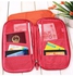 حقيبة تخزين بطاقات الهوية الشخصية مضادة للماء مع محفظة للسفر وحامل لجواز السفر وهي للجنسين برتقالي