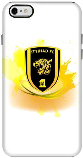 Stylizedd Apple iPhone 6 Premium Dual Layer Tough Case Gloss Finish Splash of Ittihad FC
