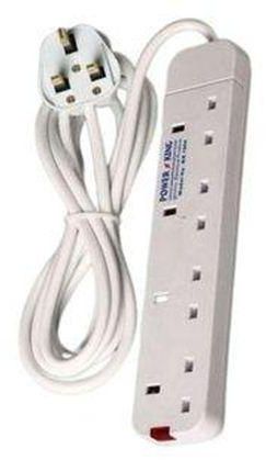 Power King 4 Way Quality Extension Socket With A Long Cable
