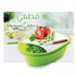 Fruit And Vegetable Cutting Board With Plate - Green