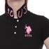U.S. Polo Assn. 212678ZH1CK-BPNK Polo Shirt for Women - XL, Black/Pink