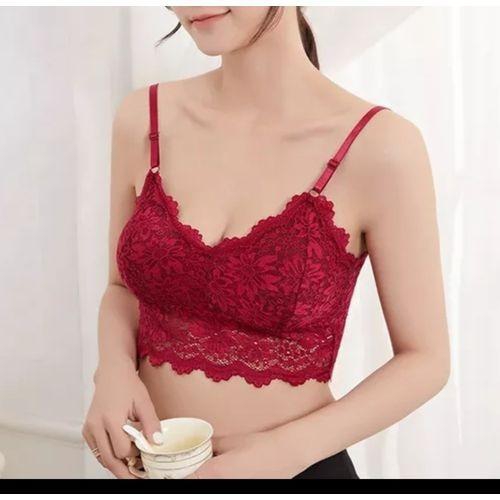 Sexy Bra Lace Bralette Sexy Lingerie- Maroon
