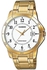 Casio for Men - Analog MTP-V004G-7BUDF Stainless Steel Watch