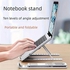 Laptop Plastic Foldable Adjustable Stand white