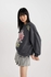 Defacto Oversize Fit Printed Thick Sweatshirt