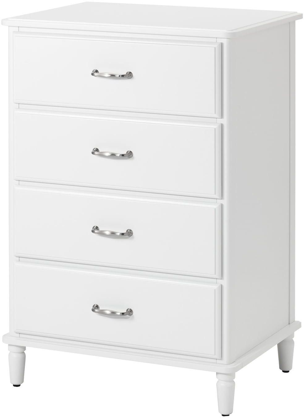 TYSSEDAL Chest of 4 drawers - white 67x102 cm