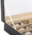 Faux Leather Multi Sunglasses Organizer, Eyeglasses Display Case With 8 Slots, Sunglass Glasses Storage Holder Box