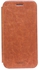 Mofi flip case Samsung s6 edge  brown